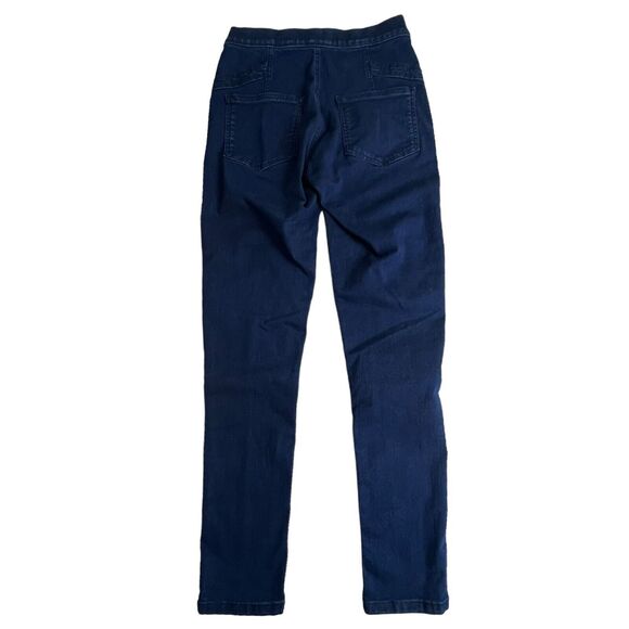 We‎ The Free Womens Dark Wash High Rise Seamed Pull On Skinny Jeans 26 - Picture 2 of 8